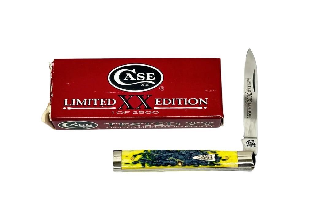 2002 Case XX 6185 Lemon Lime Bone Limited Edition Doctors Knife