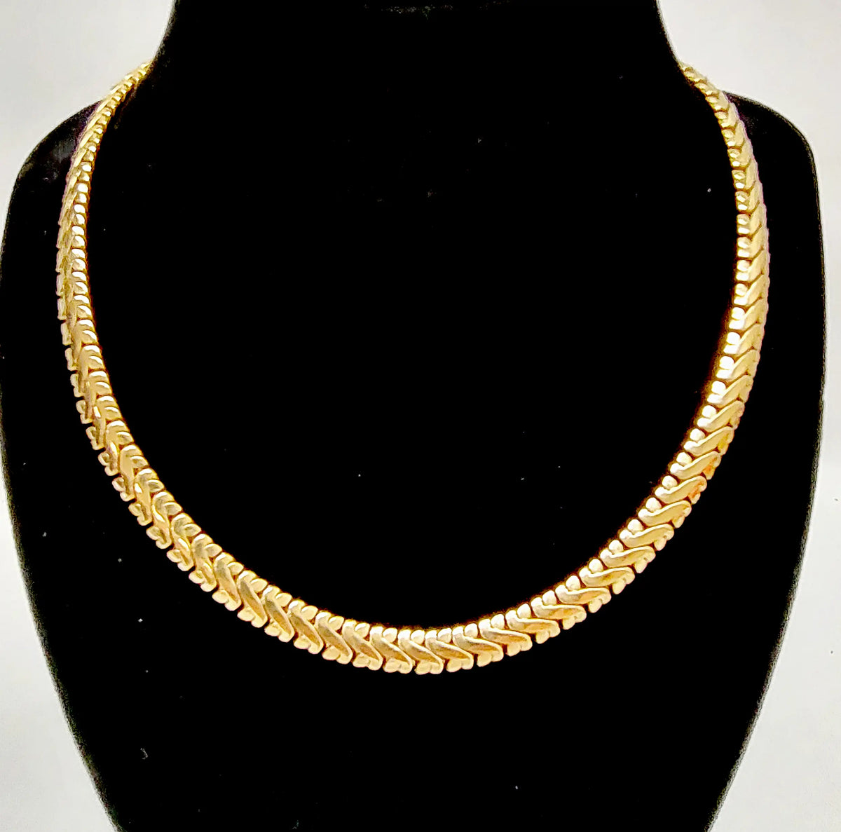 Vintage Monet Gold Tone Chunky Necklace - Hers and His Treasures