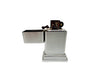1950's Barcroft Model #4 Brushed Chrome Zippo Table Lighter - Hers and His Treasures
