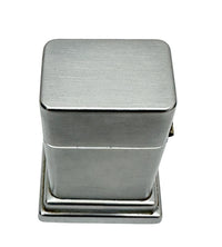 1950's Barcroft Model #4 Brushed Chrome Zippo Table Lighter - Hers and His Treasures