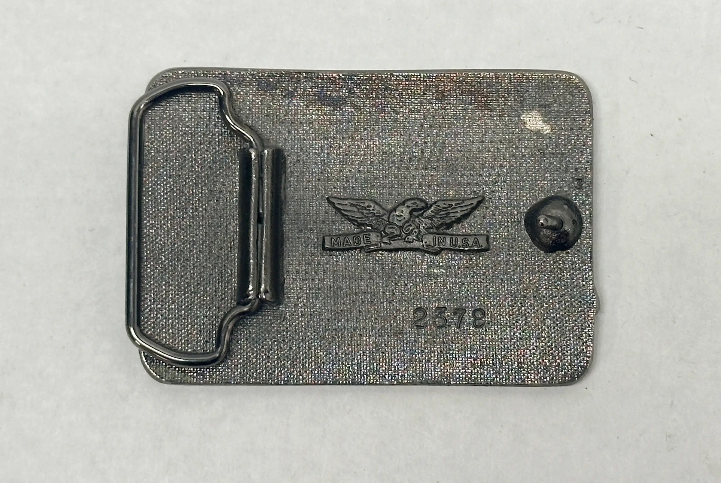 1956 Chevy Bel Air Enamel and Pewter Belt Buckle | USA - Hers and His Treasures