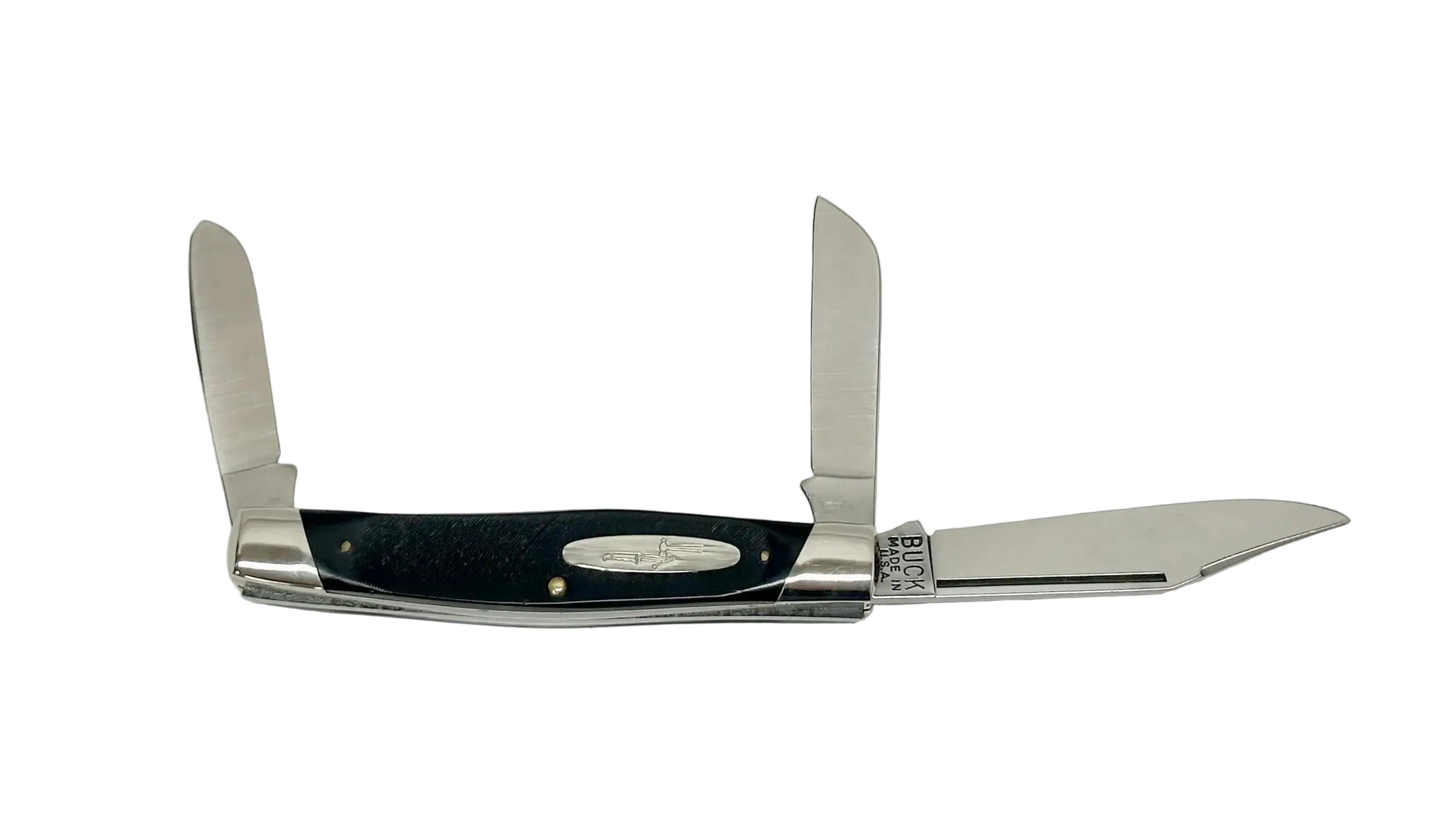 1970-72 Buck 301 Stockman Rough Sawn Delrin Pocket Knife - Hers and His Treasures