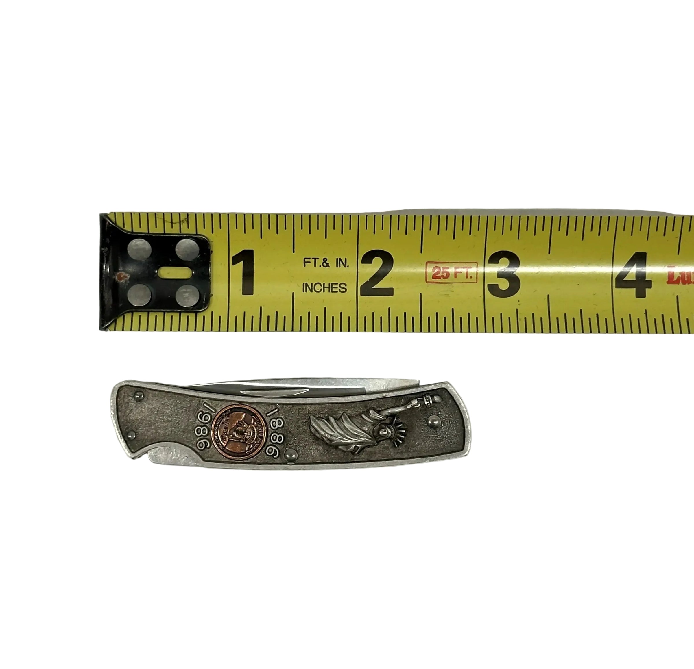 1886-1986 Centennial Buck 825 Statue of Liberty Pocket Knife - Hers and His Treasures