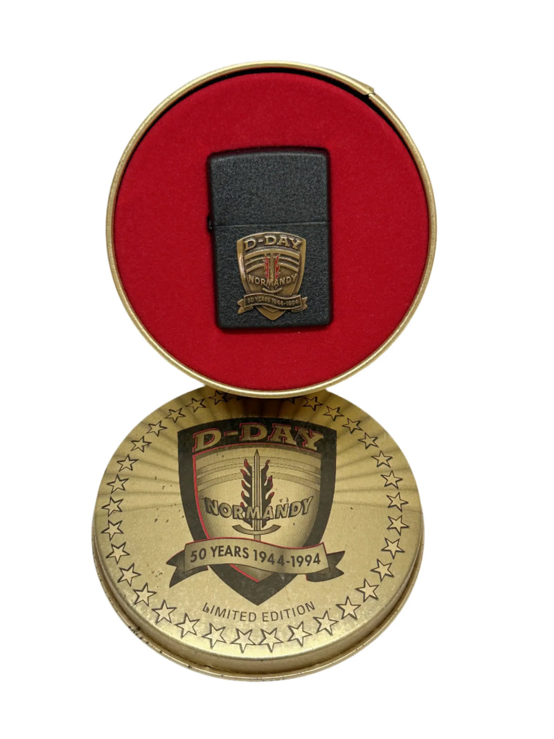 1944-1994 D-Day Normandy 50 Year Anniversary Zippo Lighter - Hers and His Treasures