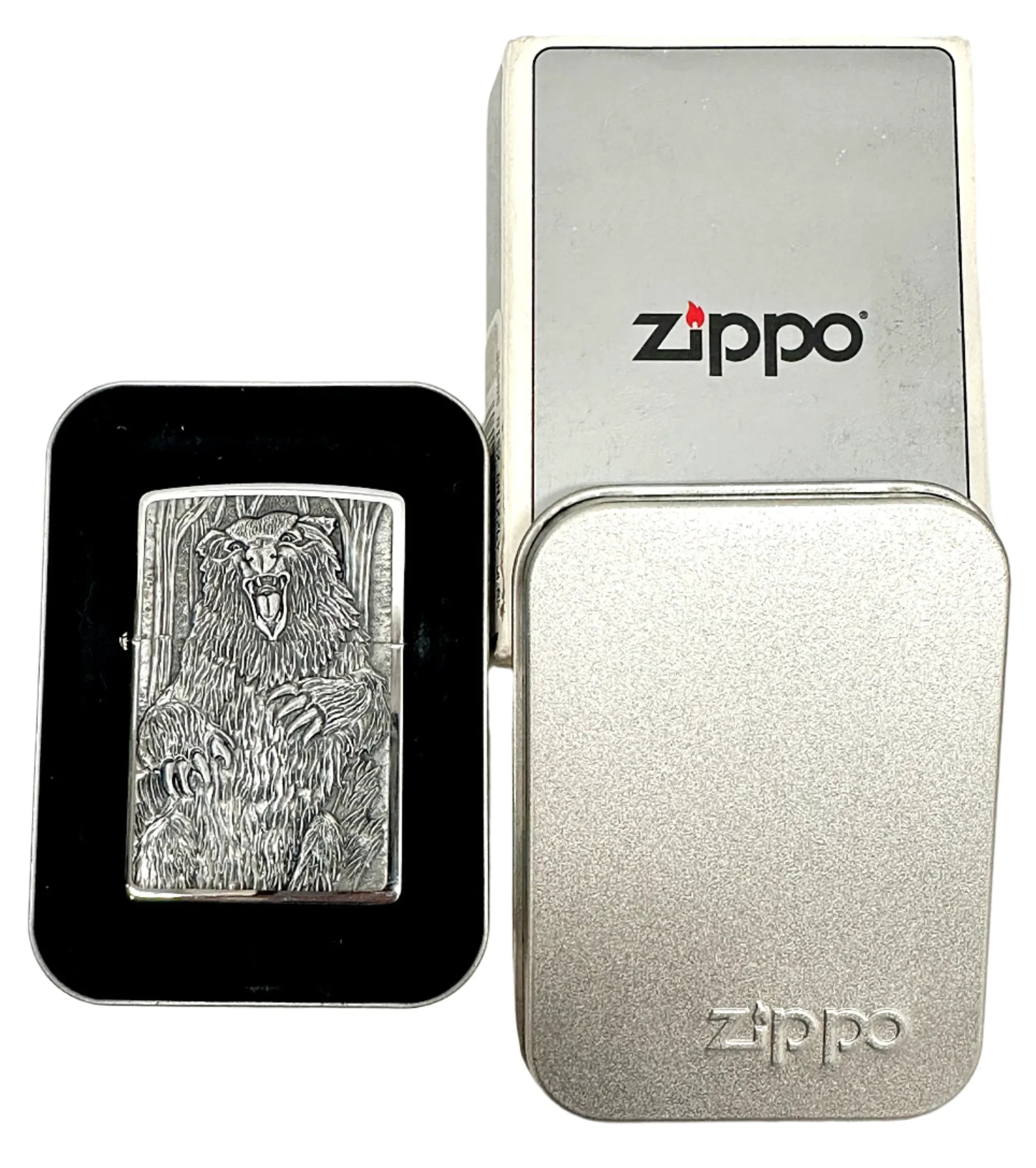 1997 XIII B157 Grizzly Bear Barrett Smythe Zippo Lighter – Hers 1997 XIII B157 Grizzly Bear Barrett Smythe Zippo Lighter – Hers