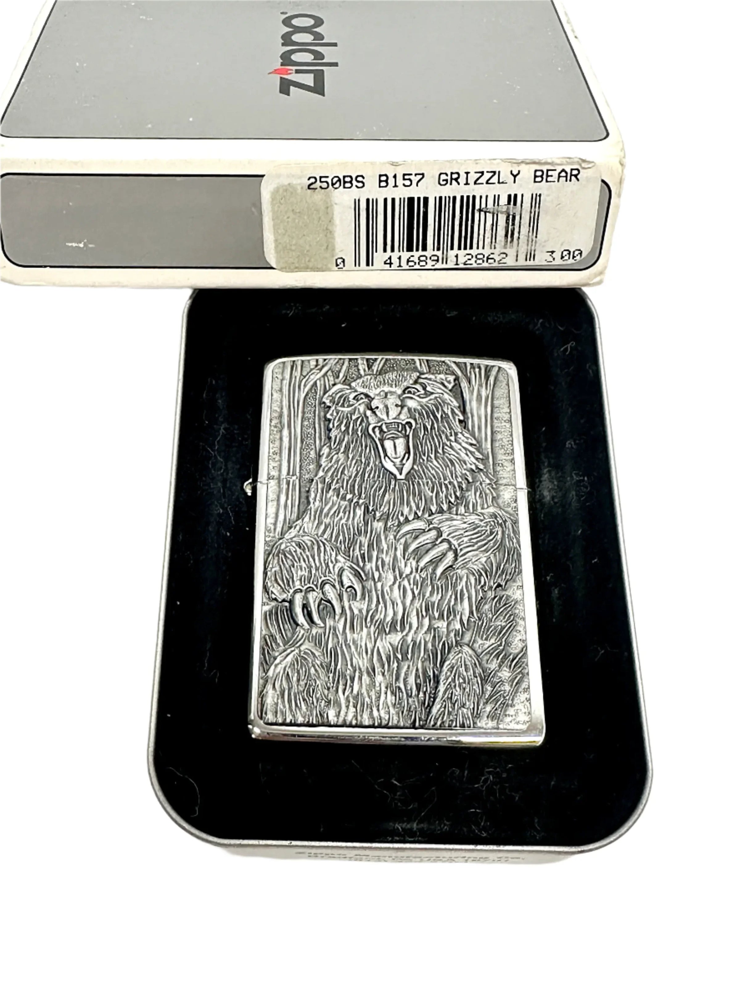1997 XIII B157 Grizzly Bear Barrett Smythe Zippo Lighter – Hers 1997 XIII B157 Grizzly Bear Barrett Smythe Zippo Lighter – Hers