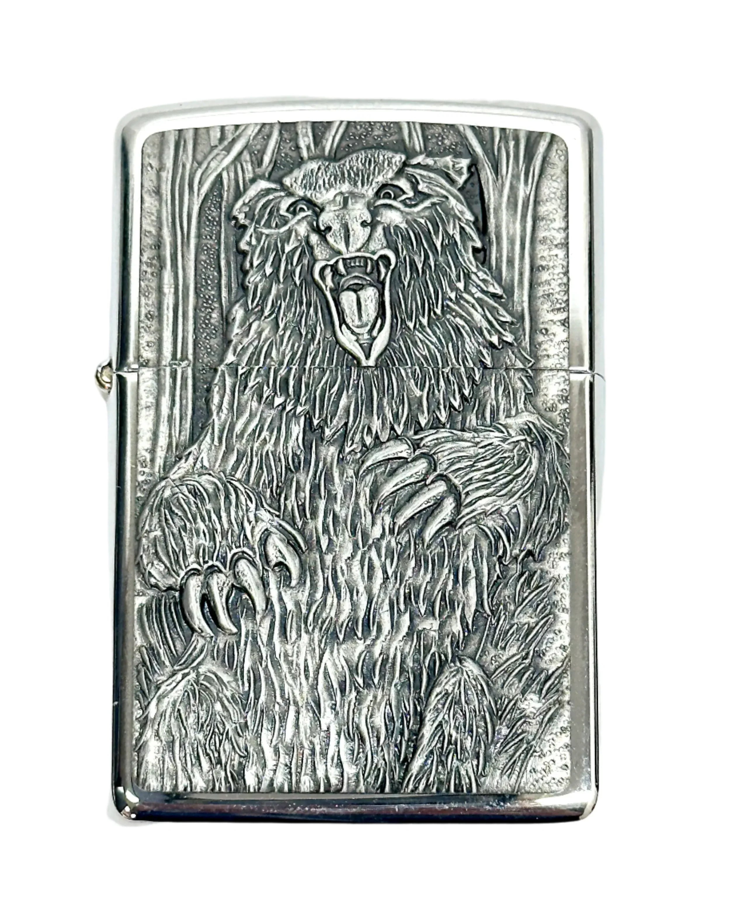 1997 XIII B157 Grizzly Bear Barrett Smythe Zippo Lighter – Hers