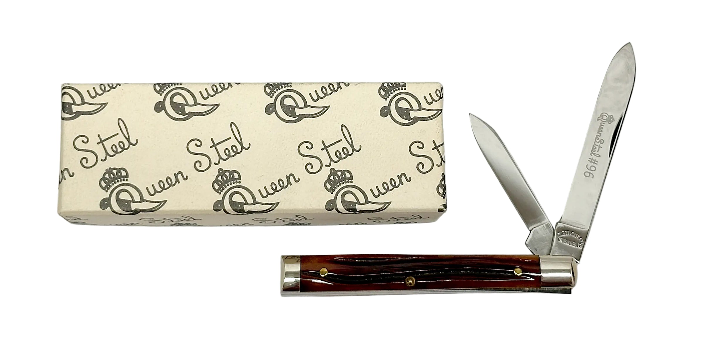 1998 Queen Cutlery Co. #96 Winterbottom Bone Doctors Knife - Hers and His Treasures