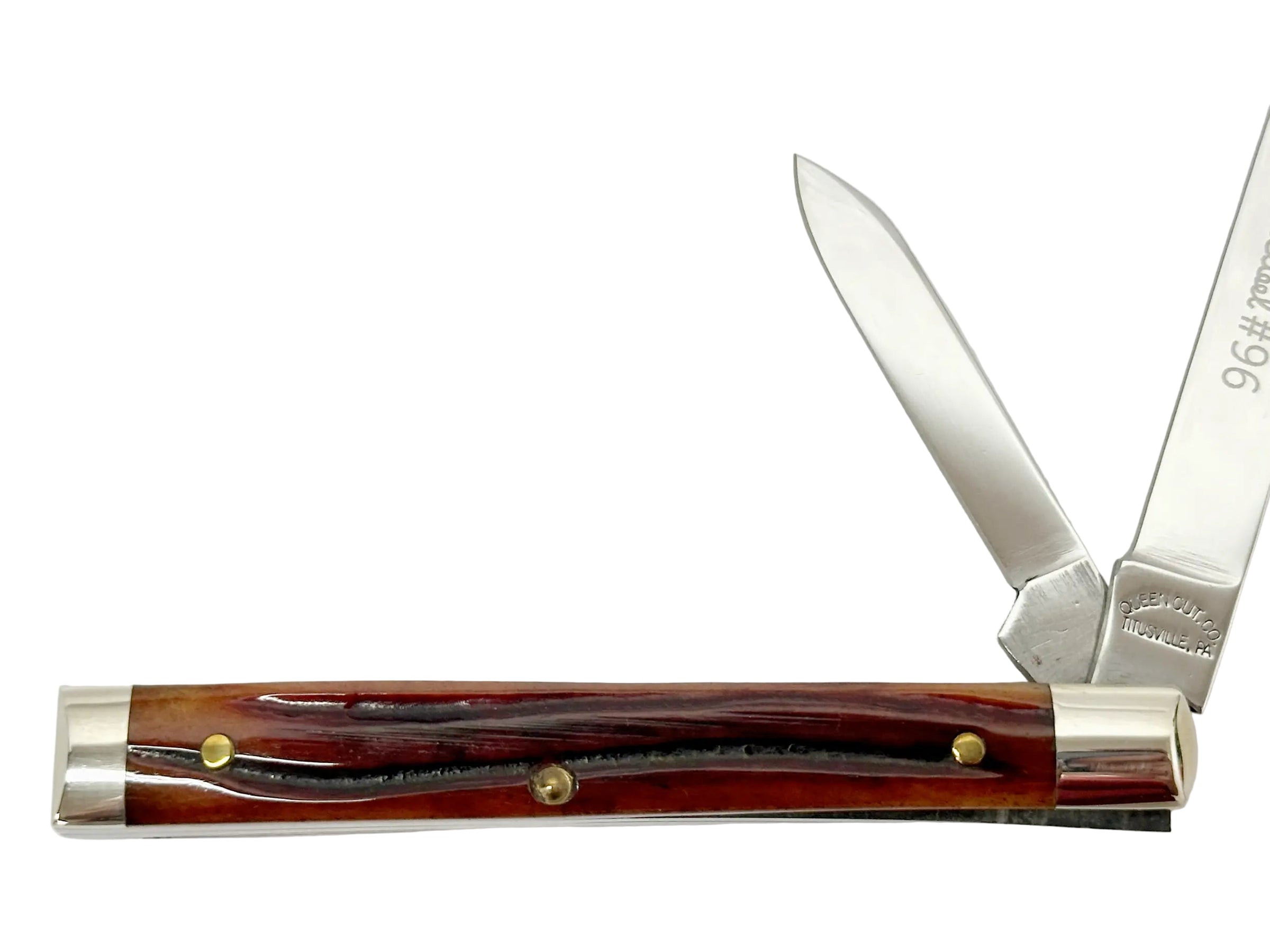 1998 Queen Cutlery Co. #96 Winterbottom Bone Doctors Knife - Hers and His Treasures