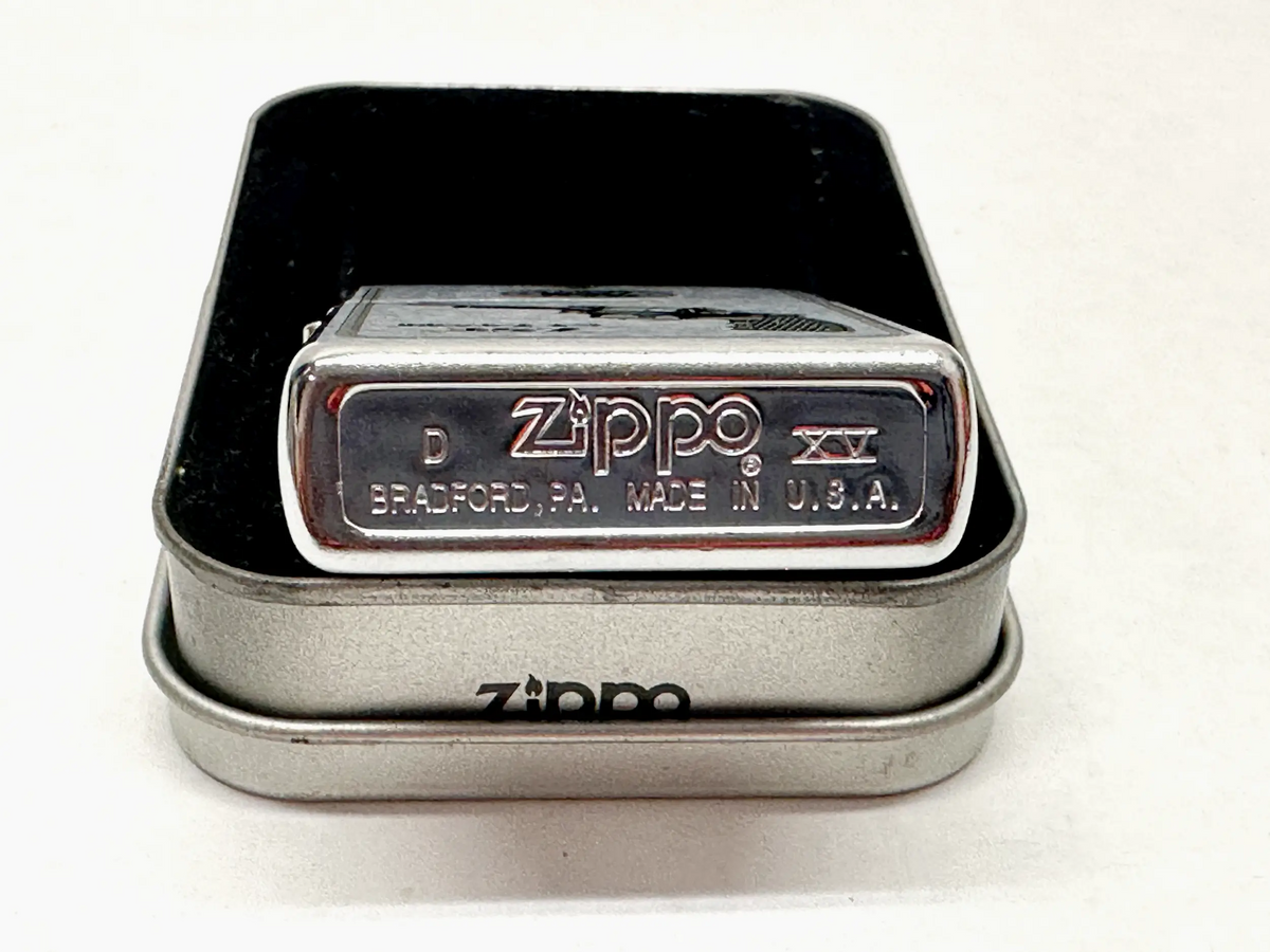 1999 Smith & Wesson Model 19 .357 Magnum Brushed Chrome Zippo 1999 Smith & Wesson Model 19 .357 Magnum Brushed Chrome Zippo