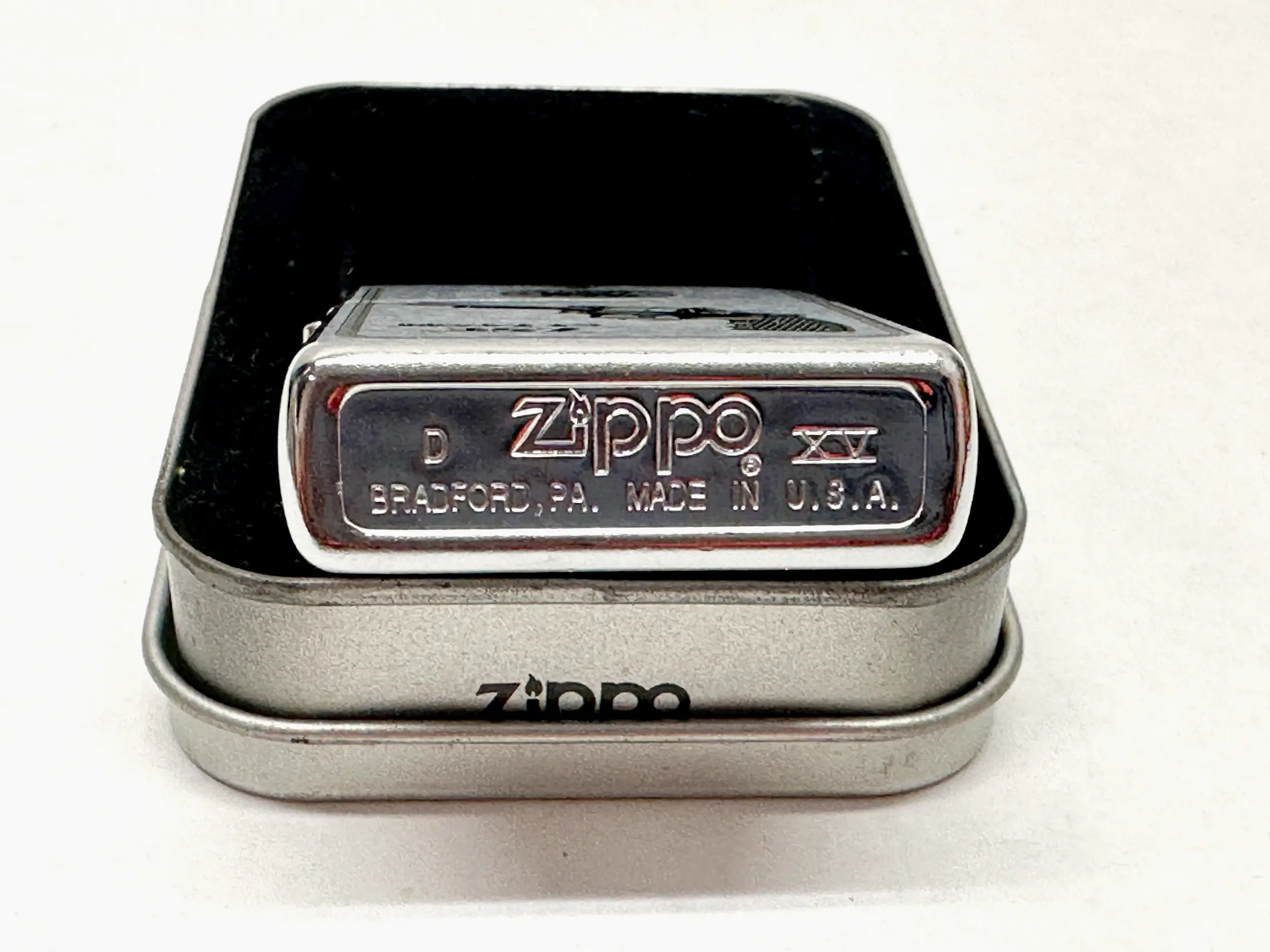 1999 Smith & Wesson Model 19 .357 Magnum Brushed Chrome Zippo