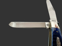 2000 Case XX Blue Bone Corn Cob Jig Trapper Pocket Knife - Hers and His Treasures