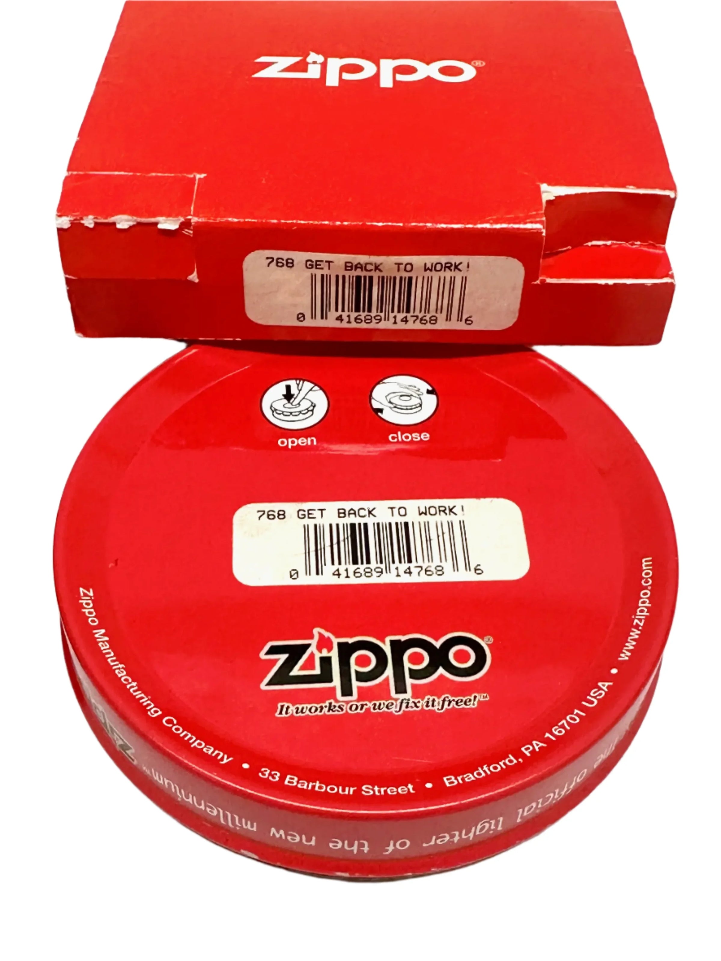 1999 Millennium Series Y2K Get Back To Work Zippo Lighter in 1999 Millennium Series Y2K Get Back To Work Zippo Lighter in