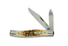 2001 Case XX 62032 Jigged Amber Bone Jack Pocket Knife - Hers and His Treasures