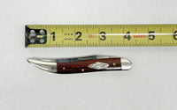2001 Case XX 720094 Rosewood 2 Blade Toothpick Pocket Knife - Hers and His Treasures