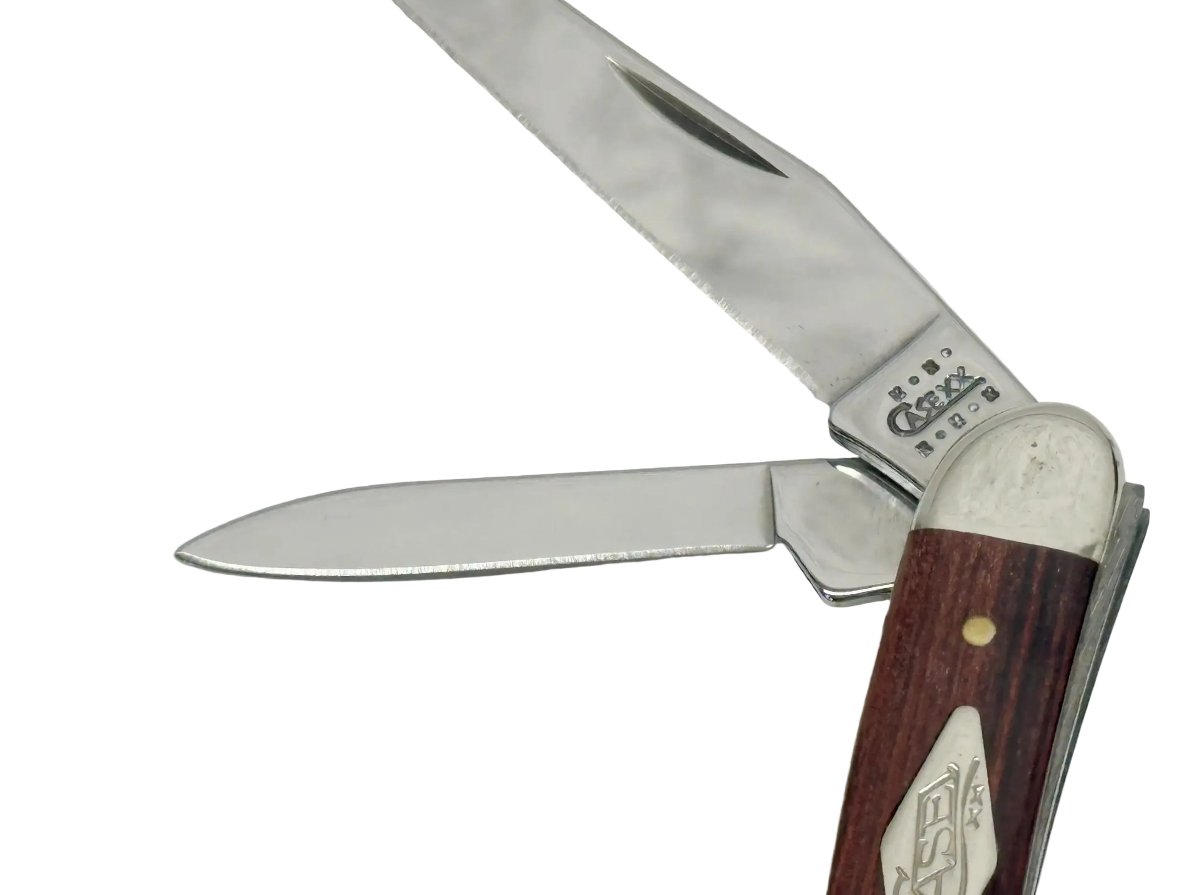 2001 Case XX 720094 Rosewood 2 Blade Toothpick Pocket Knife - Hers and His Treasures