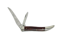 2001 Case XX 720094 Rosewood 2 Blade Toothpick Pocket Knife - Hers and His Treasures