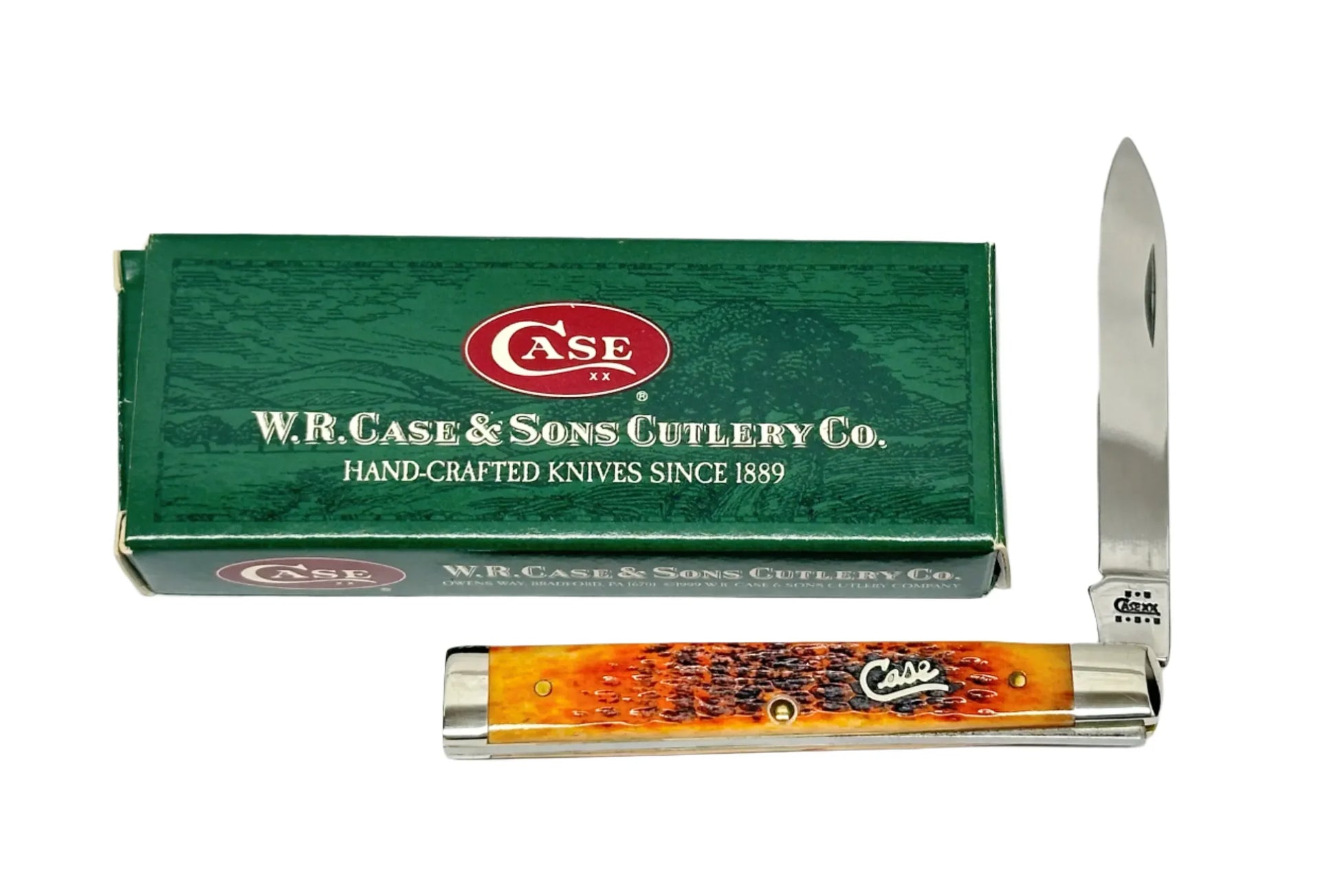 2002 Case XX 6185 Autumn Bone Doctors Pocket Knife – Hers and His