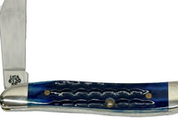 2002 Case XX 6120 Gone For A Coke Blue Bone Peanut Pocket Knife - Hers and His Treasures