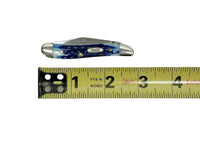 2002 Case XX 6120 Gone For A Coke Blue Bone Peanut Pocket Knife - Hers and His Treasures