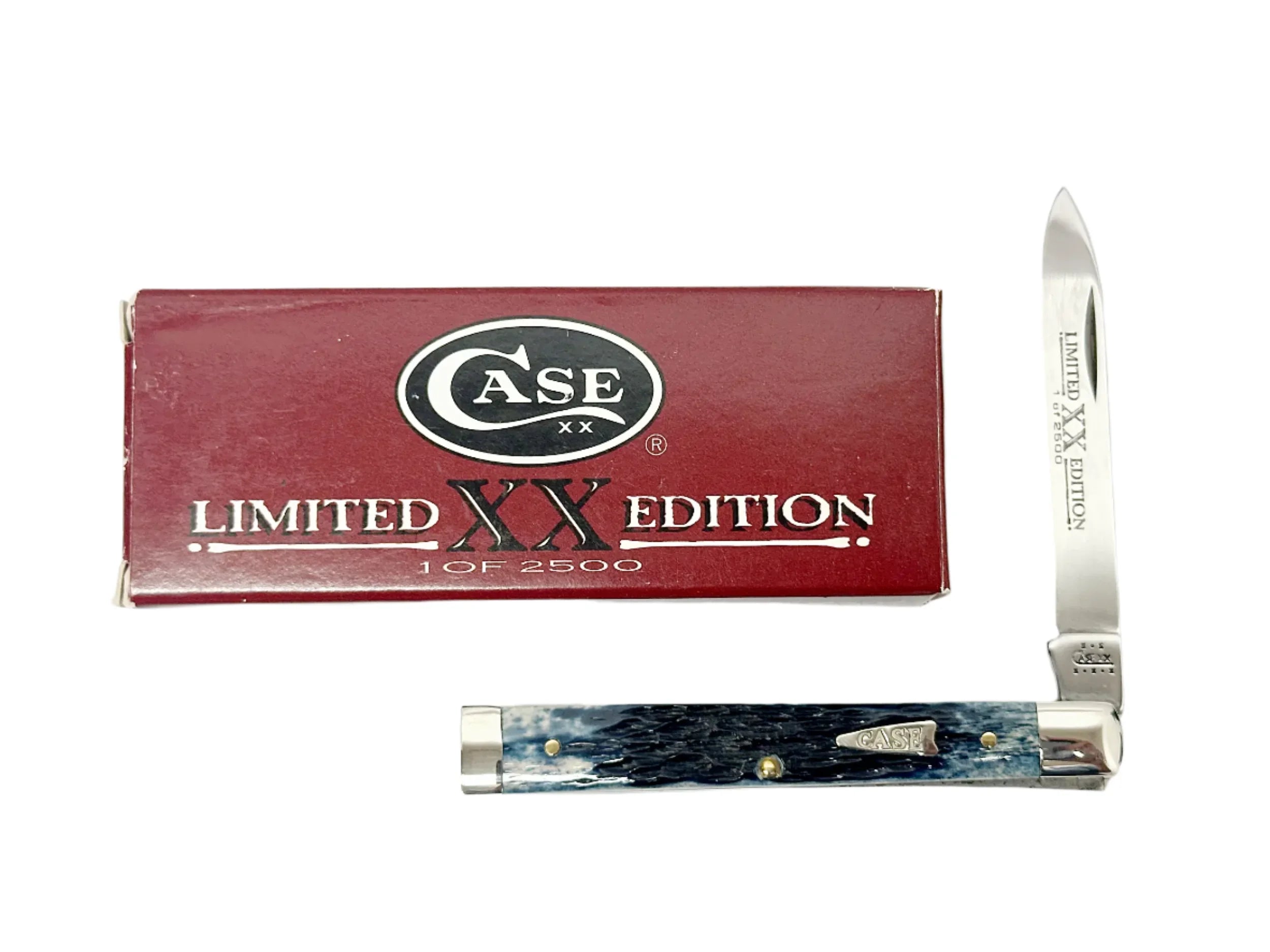 2002 Case XX 6185 Mediterranean Blue Bone Limited Edition Doctors 2002 Case XX 6185 Mediterranean Blue Bone Limited Edition Doctors