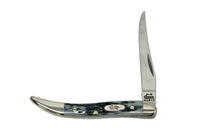 2002 Case XX 610096 Black Bone Tiny Toothpick Pocket Knife - Hers and His Treasures