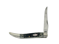 2002 Case XX 610094 Pitch Black Bone Medium Toothpick Knife - Hers and His Treasures