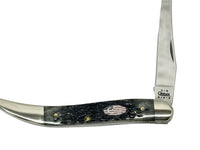 2002 Case XX 610094 Pitch Black Bone Medium Toothpick Knife - Hers and His Treasures