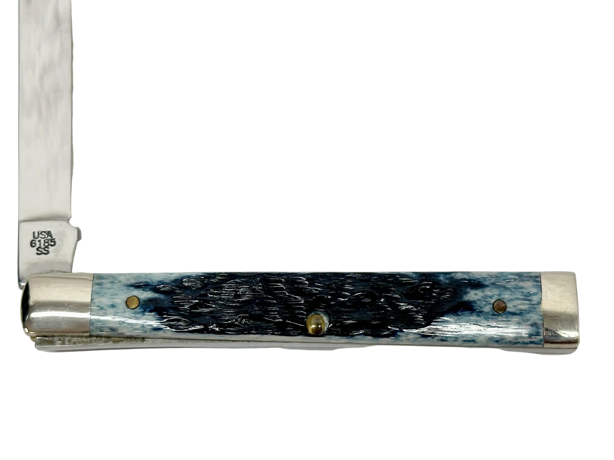 2002 Case XX 6185 Limited Edition Caribbean Blue Bone Doctors Pocket Knife - Hers and His Treasures