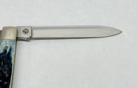 2002 Case XX 6185 Limited Edition Caribbean Blue Bone Doctors Pocket Knife - Hers and His Treasures