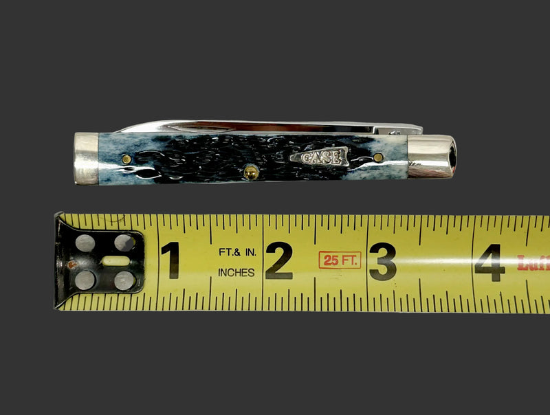 2002 Case XX 6185 Limited Edition Caribbean Blue Bone Doctors Pocket Knife - Hers and His Treasures