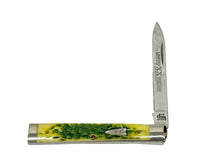 2002 Case XX 6185 Limited Edition Lemon Lime Bone Doctors Pocket Knife - Hers and His Treasures