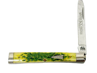 2002 Case XX 6185 Limited Edition Lemon Lime Bone Doctors Pocket Knife - Hers and His Treasures