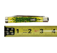 2002 Case XX 6185 Limited Edition Lemon Lime Bone Doctors Pocket Knife - Hers and His Treasures