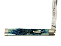 2002 Case XX 6185 Limited Edition Mediterranean Blue Bone Doctors Knife - Hers and His Treasures