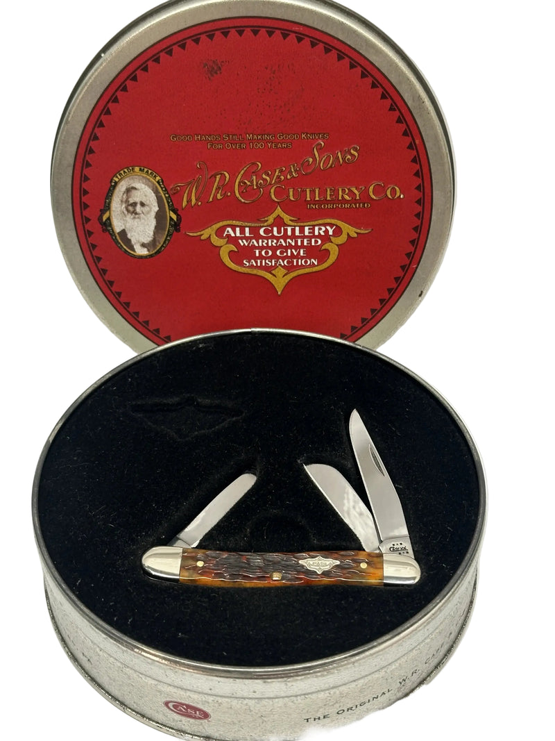 2003 Case XX 6318 Harvest Bone Medium Stockman Pocket Knife - Hers and His Treasures