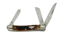 2003 Case XX 6318 Harvest Bone Medium Stockman Pocket Knife - Hers and His Treasures