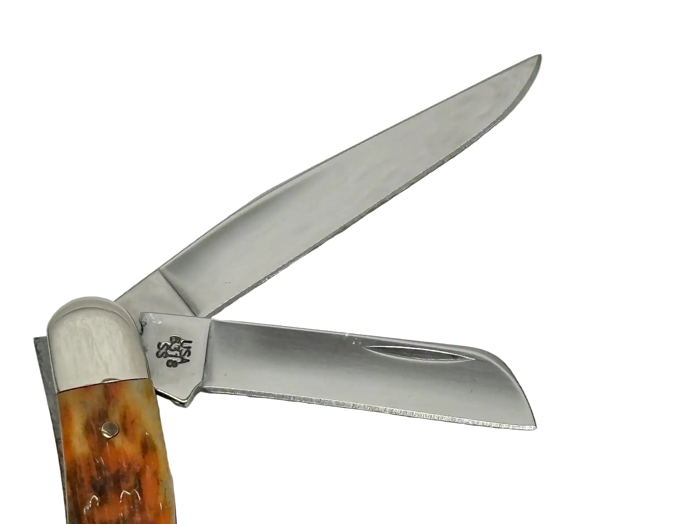 2003 Case XX 6318 Harvest Bone Medium Stockman Pocket Knife - Hers and His Treasures