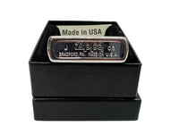 2003 Zippo Fluid Brushed Chrome Zippo Lighter - Hers and His Treasures