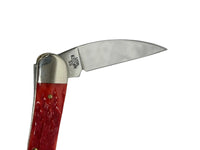 2004 Case XX 6355WH Dark Red Bone Seahorse Whittler Pocket Knife - Hers and His Treasures