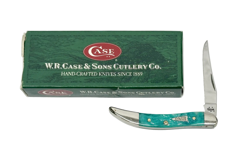 2006 Case XX 610096 Jade Bone Tiny Toothpick Pocket Knife - Hers and His Treasures