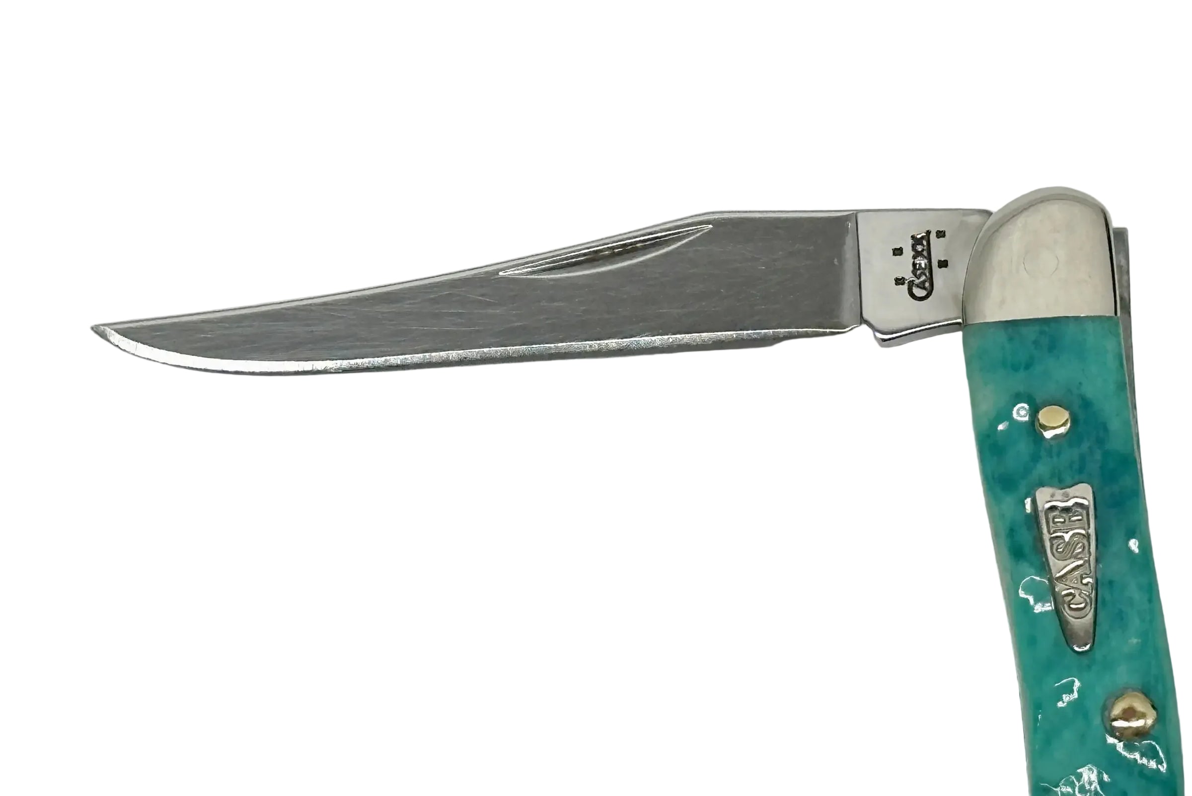 2006 Case XX 610096 Jade Bone Tiny Toothpick Pocket Knife - Hers and His Treasures