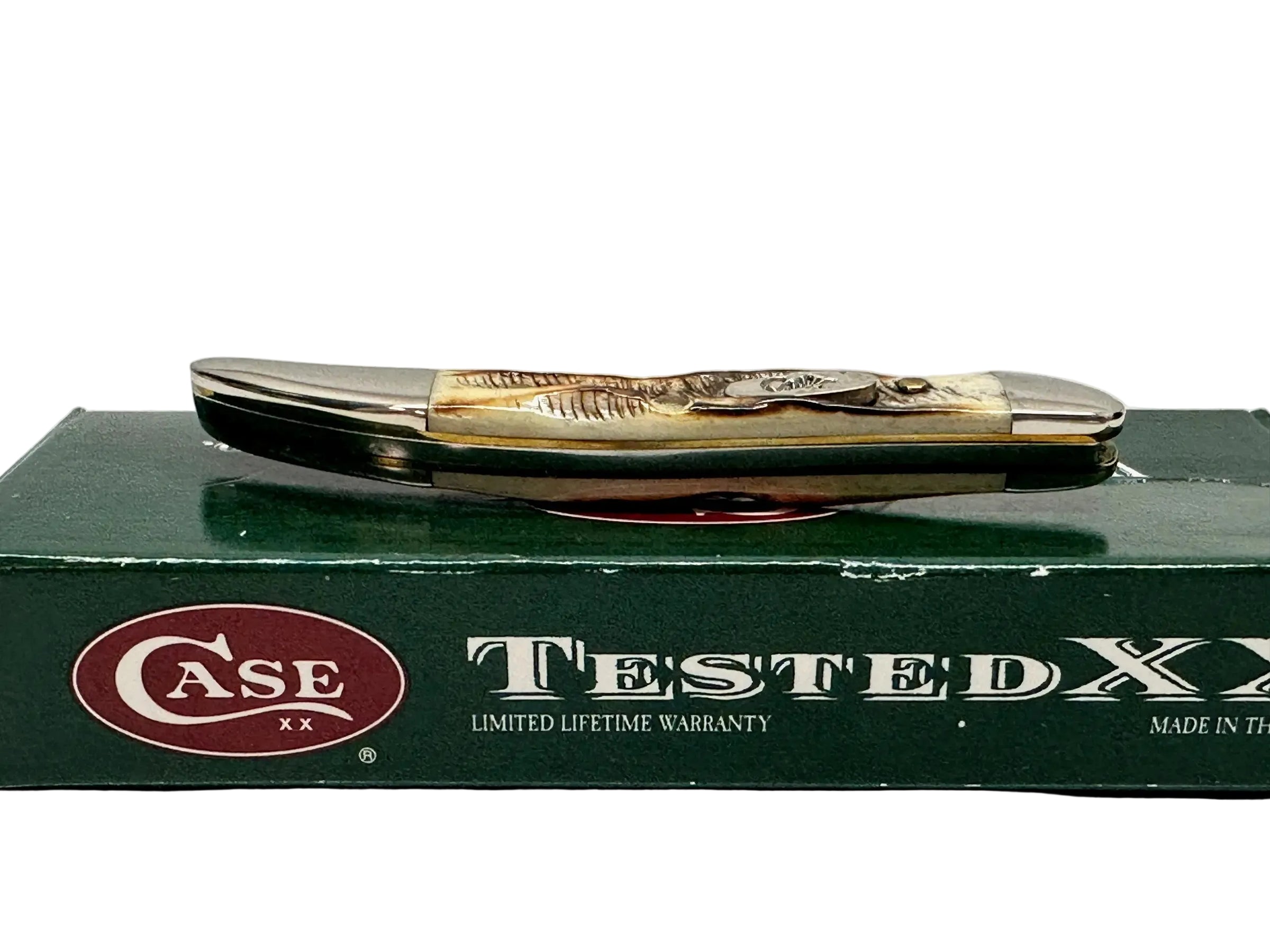 2006 Case XX 6.510096 Bone Stag Toothpick Pocket Knife - Hers and His Treasures