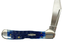 2007 Case XX 61749L Blue Bone Mini Copperlock Pocket Knife - Hers and His Treasures