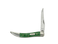 2007 Case XX 610096 Emerald Green Bone Tiny Toothpick Pocket Knife - Hers and His Treasures
