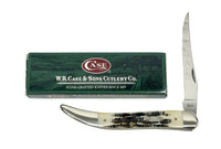 2007 Case XX 6.510098 Bone Stag Large Toothpick Pocket Knife - Hers and His Treasures