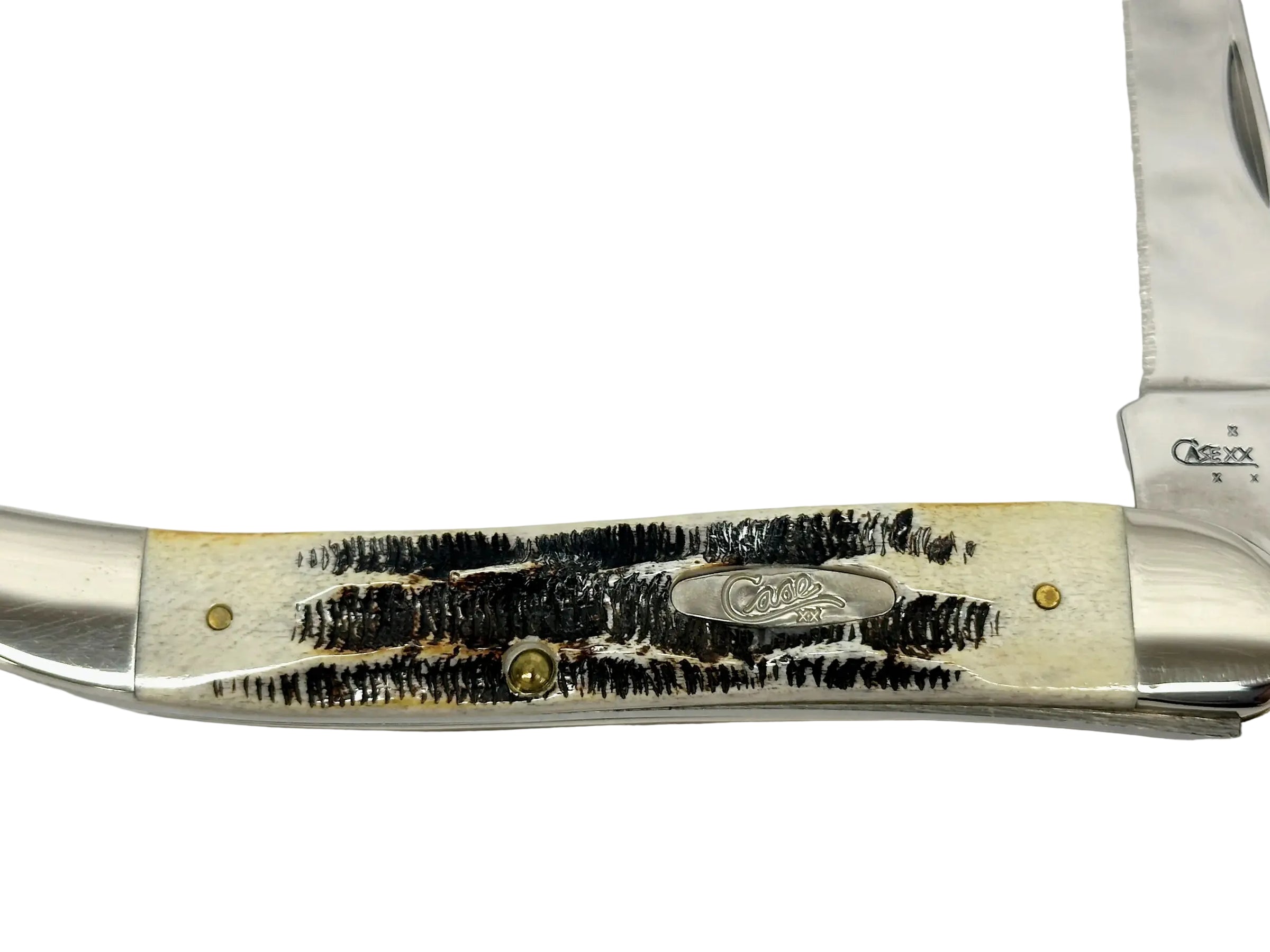 2007 Case XX 6.510098 Bone Stag Large Toothpick Pocket Knife - Hers and His Treasures