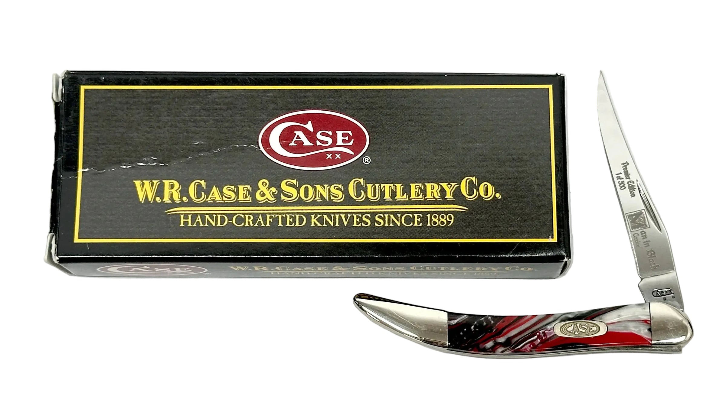2008 Case XX Man in Black Corelon Tiny Toothpick Pocket Knife - Hers and His Treasures
