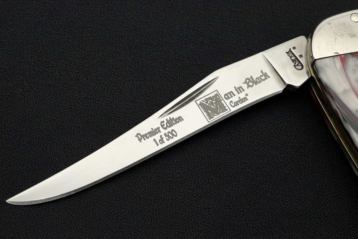 2008 Case XX Man in Black Corelon Tiny Toothpick Pocket Knife - Hers and His Treasures