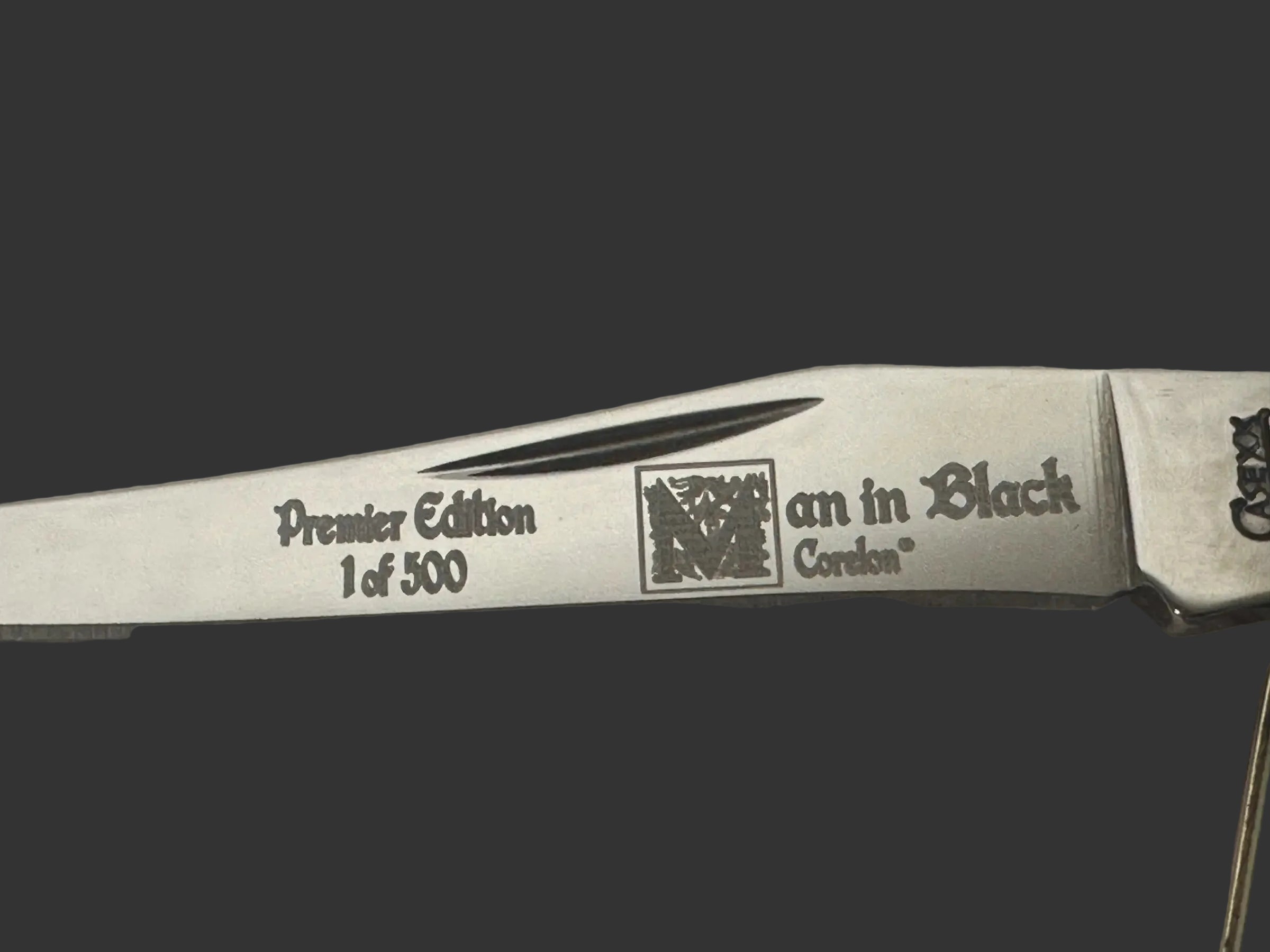 2008 Case XX Man in Black Corelon Tiny Toothpick Pocket Knife - Hers and His Treasures
